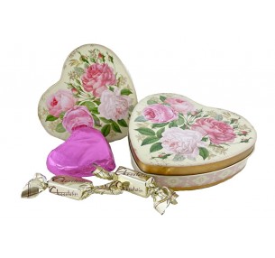 Gift Tin: Hearts & Flowers 