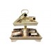 PROP: Wood Tiered Stand