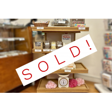 STOR: Wood 4-Tier Stand STOR: Wood 4-Tier Stand