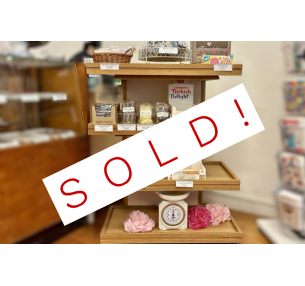 STOR: Wood 4-Tier Stand STOR: Wood 4-Tier Stand