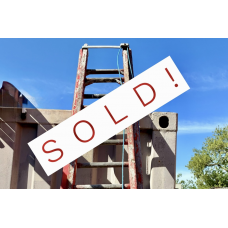 VINT: Red Wooden Ladder VINT: Red Wooden Ladder