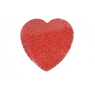 Speckle Heart - Red